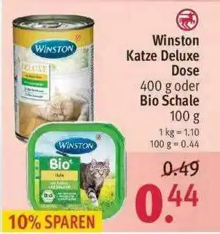 Rossmann Winston Katze Deluxe Dose Oder Bio Schale Angebot