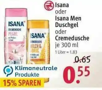 Rossmann Isana Oder Isana Men Duschgel Oder Cremedusche Angebot