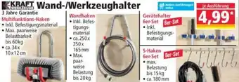 Norma KRAFT WERKZEUGE Wand/Werkzeughalter Angebot