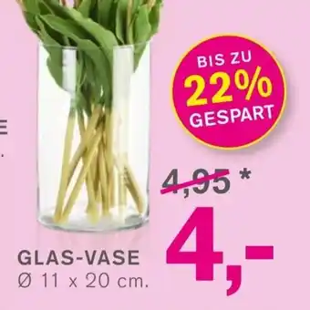 KODi GLAS-VASE Ø 11 x 20 cm. Angebot