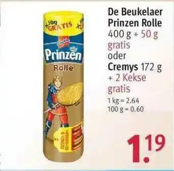 Rossmann De Beukelaer Prinzen Rolle Angebot