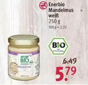 Rossmann Enerbio Mandelmus Weiß Angebot