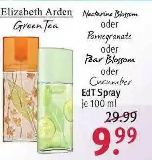 Rossmann Elizabeth Arden Green Tea Angebot