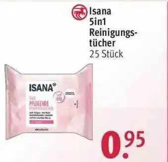 Rossmann Isana 5in 1 Reinigungstücher Angebot