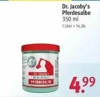 Rossmann Dr. Jacoby's Pferdesalbe Angebot