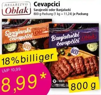 Norma MESARSTVO Oblak Cevapcici 800 g Packung Angebot