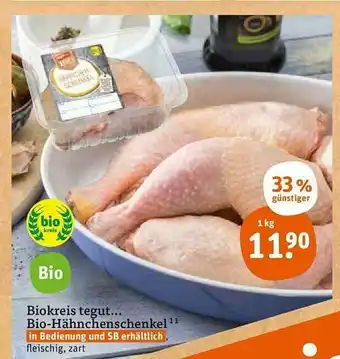 tegut Biokreis Bio-hähnchenschenkel Angebot