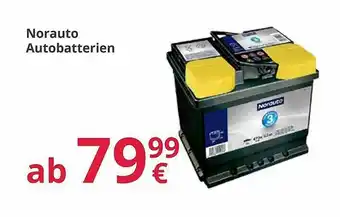 A.T.U. Norauto Autobatterien Angebot