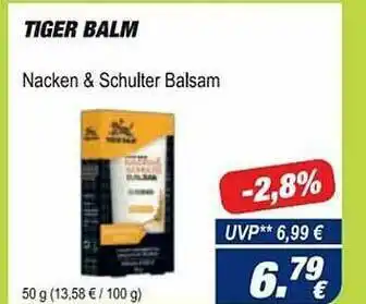 Easy Apotheke Tiger Balm Nacken & Schulter Balsam Angebot