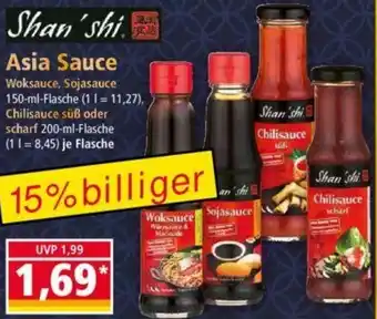 Norma Shan'shi Asia Sauce 150/200 ml Flasche Angebot