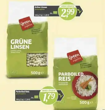 Pro Biomarkt Porboiled Reis Greenorganics Angebot