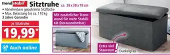 Norma trendstabil Sitztruhe Angebot