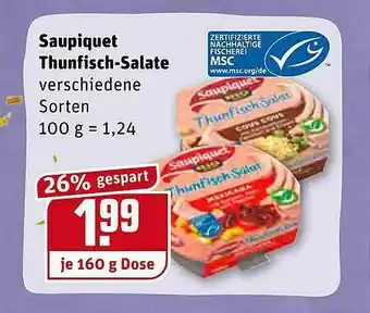 REWE Saupiquet Thunfisch-salate Angebot