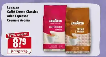 REWE Lavazza Caffe Crema Classico Oder Espresso Crema E Aroma Angebot