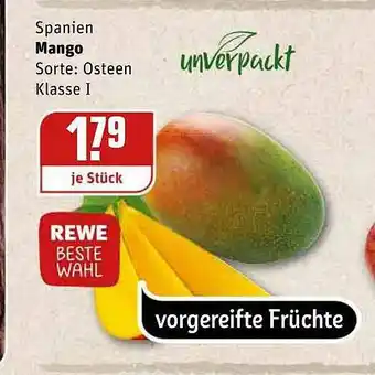 REWE Unverpackt Spanen Mango Angebot