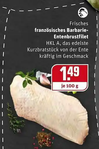 REWE Frisches Französisches Barbarie Entebrustfilet Angebot