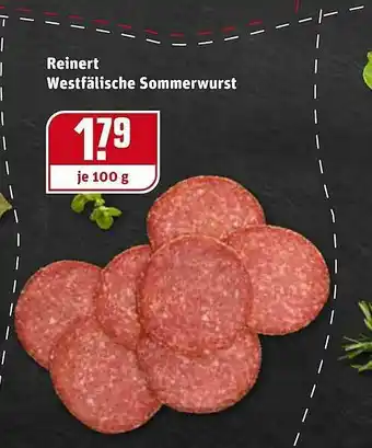 REWE Reinert Westfälische Sommerwurst Angebot