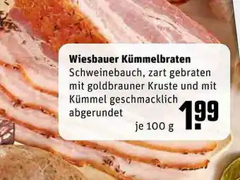 REWE Wiesbauer Kümmelbraten Angebot