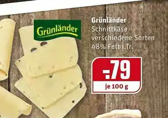 REWE Grünländer Angebot