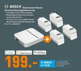 Saturn Bosch Starterset Heizen Smarte Heizungssteuerung Angebot