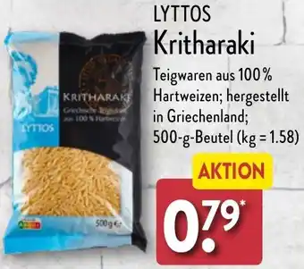 Aldi Nord LYTTOS Kritharaki 500 g Beutel Angebot