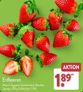 Aldi Nord Erdbeeren 250 g Schale Angebot