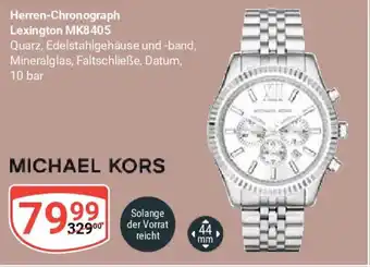 Globus MICHAEL KORS Herren-Chronograph Lexington MK8405 Angebot