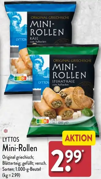 Aldi Nord LYTTOS Mini-Rollen 1.000 g Beutel Angebot