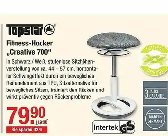 V Baumarkt Topstar Fitness-hocker „creative 700“ Angebot