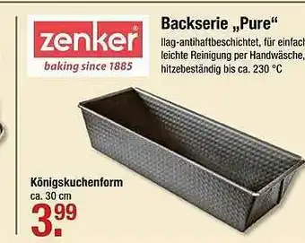 V Markt Zenker Backserie Pure Angebot