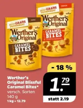 NETTO Werther's Original Blissful Caramel Bites versch. Sorten 140 g Angebot