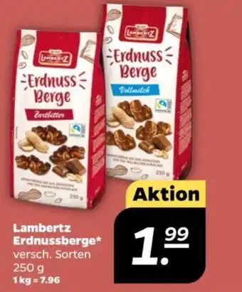 NETTO Lambertz Erdnussberge versch. Sorten 250 g Angebot