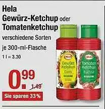 V Markt Hela Gewürz-ketchup Oder Tomatenketchup Angebot