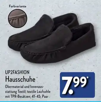 Aldi Nord UP2FASHION Hausschuhe Angebot