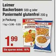 V Markt Leimer Backerbsen Oder Paniermehl Glutenfrei Angebot