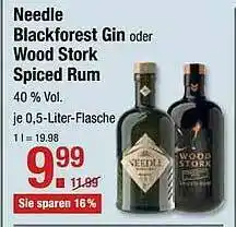 V Markt Needle Blackforest Gin Oder Wood Stork Spiced Rum Angebot