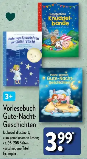 Aldi Nord Vorlesebuch Gute-Nacht-Geschichten Angebot