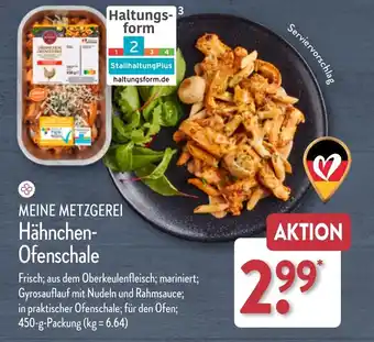 Aldi Nord MEINE METZGEREI Hähnchen-Ofenschale Angebot