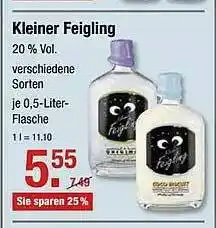 V Markt Kleiner Feigling Angebot