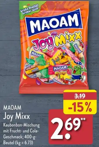 Aldi Nord MAOAM Joy Mixx 400 g Beutel Angebot