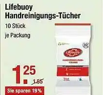 V Markt Lifebuoy Handreinigungs-tücher Angebot