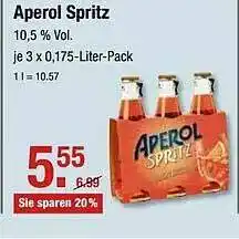 V Markt Aperol Spritz Angebot