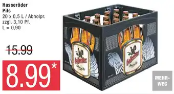 Marktkauf Hasseröder Pils 20 x 0,5 L/ Abholpr. Angebot