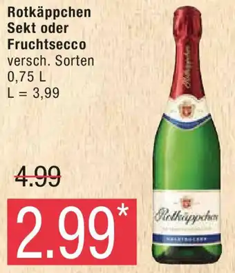 Marktkauf Rotkäppchen Sekt oder Fruchtsecco 0,75 L Angebot