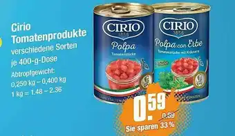 V Markt Cirio Tomatenprodukte Angebot