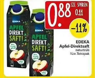 WEZ Edeka Apfel-direktsaft Angebot