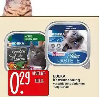 WEZ Edeka Katzennahrung Angebot