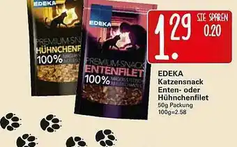 WEZ Edeka Katzensnack Enten Oder Hühnchenfilet Angebot