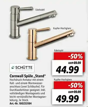 Lidl Schütte Cornwall Spüle „stand” Angebot