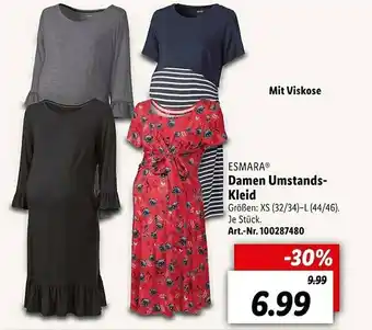 Lidl Esmara Damen Umstands-kleid Angebot